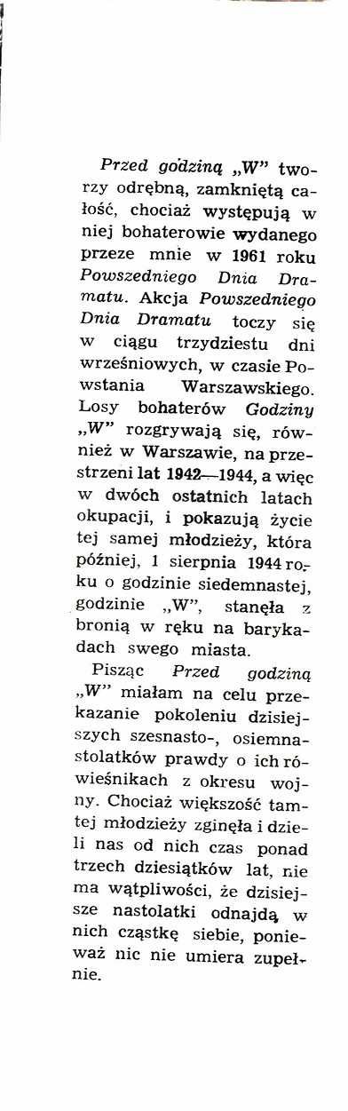 Przed godziną "W" Barbara Nawrocka-Dońska