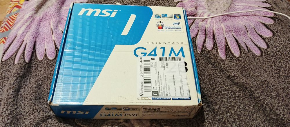 Материнська плата g41m чіпсет 775сокет