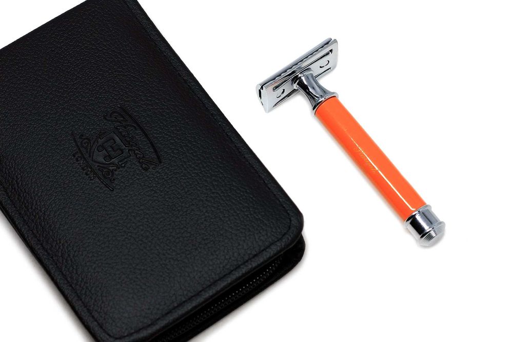 Maszynka do golenia na żyletki golarka zestaw etui HARYALI LONDON