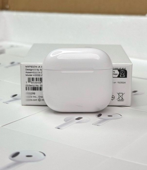 Airpods 4, шумоподав чіп airpoha lux якість 1:1 бездротові навушники