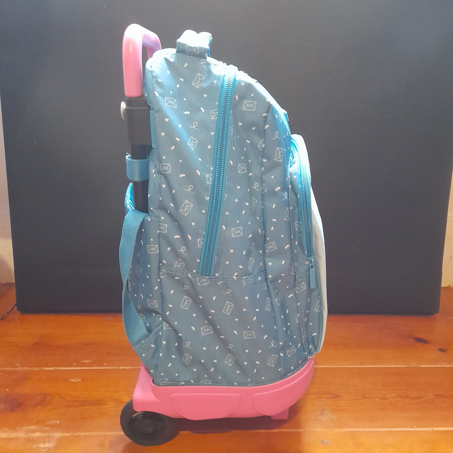 Mochila escolar Safta com trolley