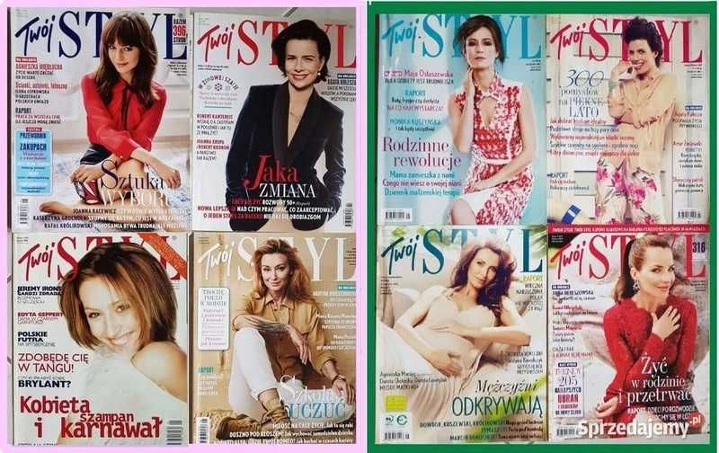 twój styl kolekcja unikat vintage retro prl czasopismo miesięcznik