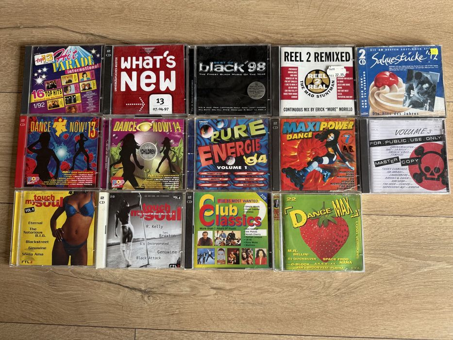 Składanki CD lata 90 , Pop, Dance 14 szt