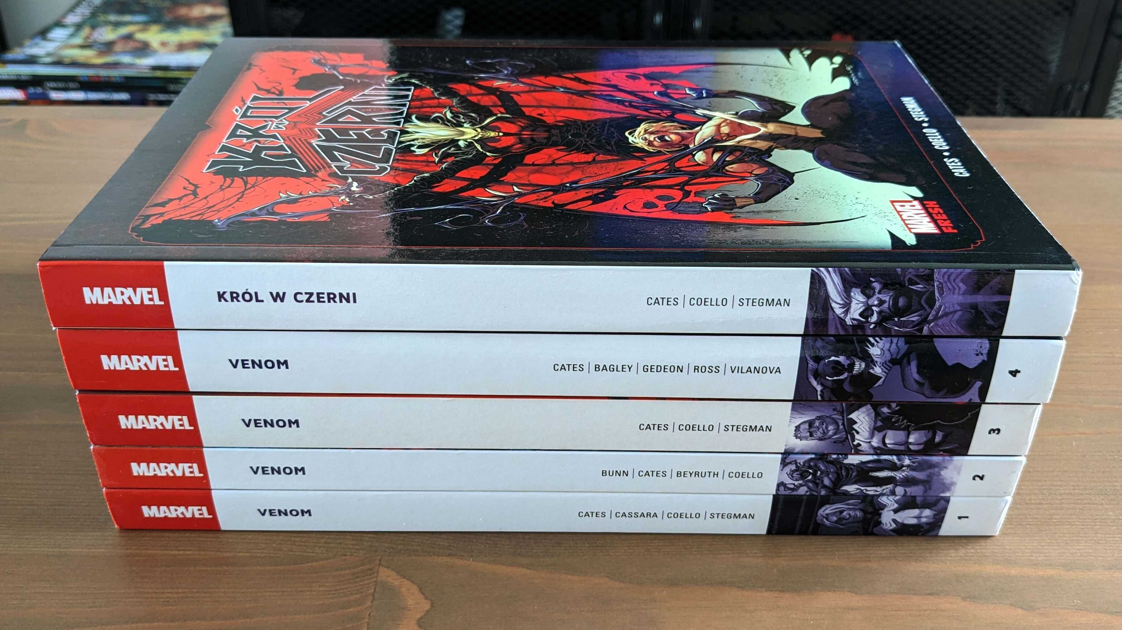 Venom 1-4 + Król w czerni - Cates