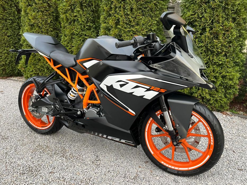 KTM RC 125 ABS 2016rok Mega Zadbany Oryginał Bezwypadkowy kat. b a1
