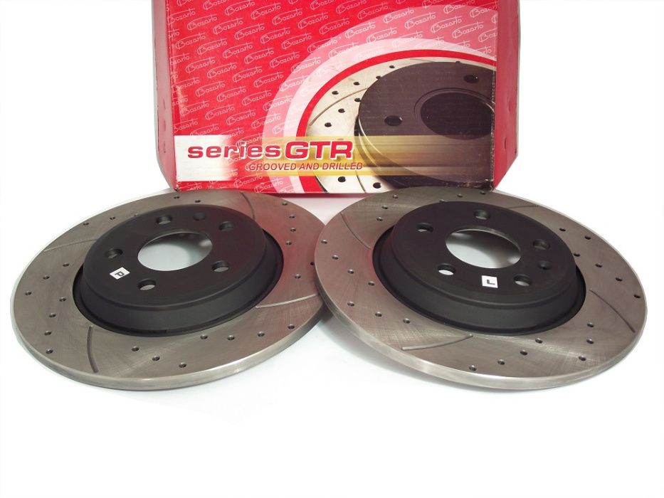 TARCZE hamulcowe 300mm Bozarto wiercone Audi A4 B8 A5 A6 C7 Q5 A7 TYŁ