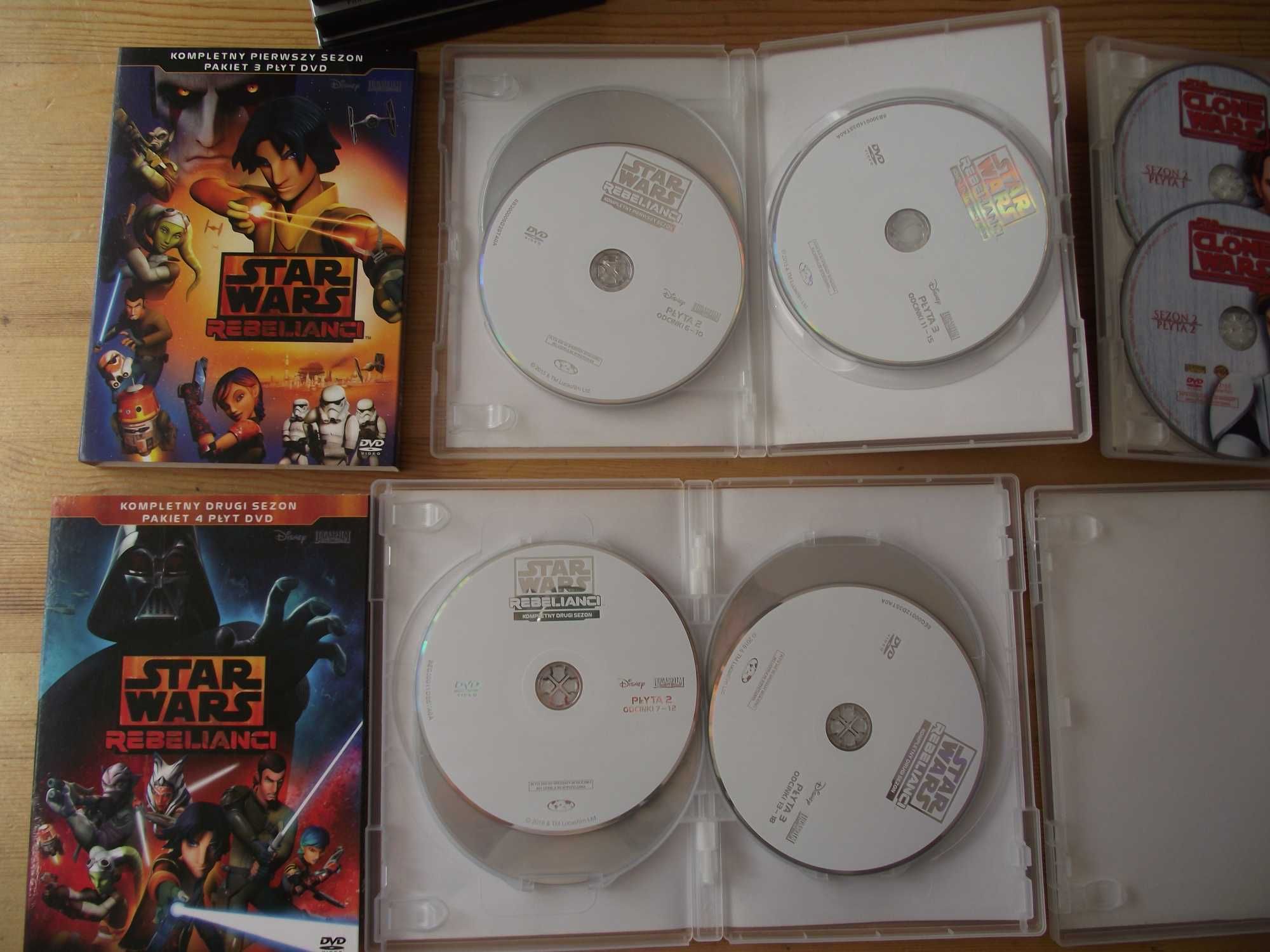 Star Wars rebelianci wojny clonów dvd filmy bajki