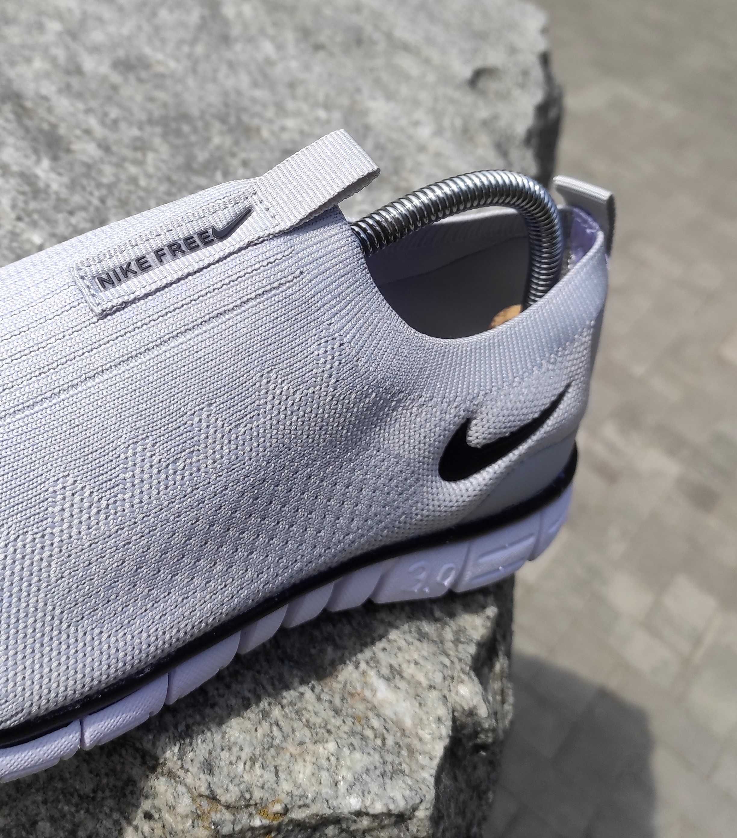 (1403) Легкі чоловічі кросівки тапочки Nike Free 3.0 (41-45) сірі