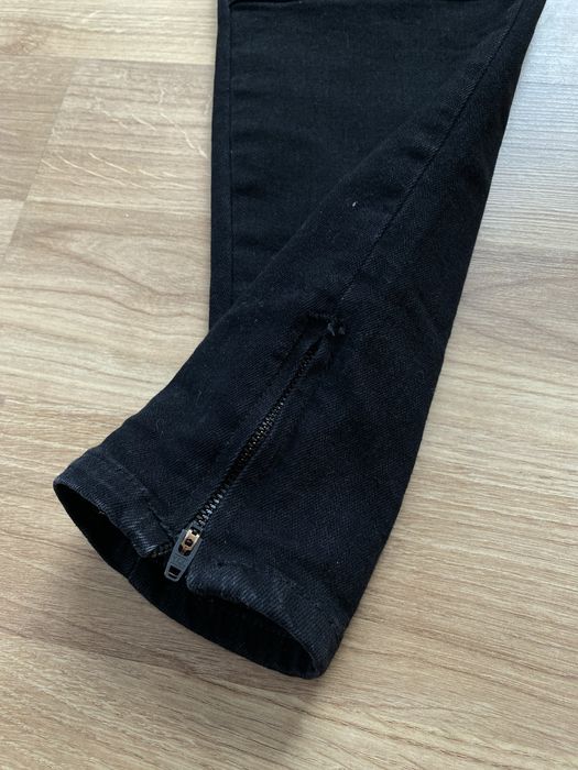 Spodnie męskie jeansy czarne Zara