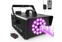 Maszyna do dymu, 1200W maszyna do dymu z 18 diodami LED RGB