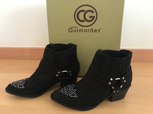 Botas Pretas Novas Nº 39