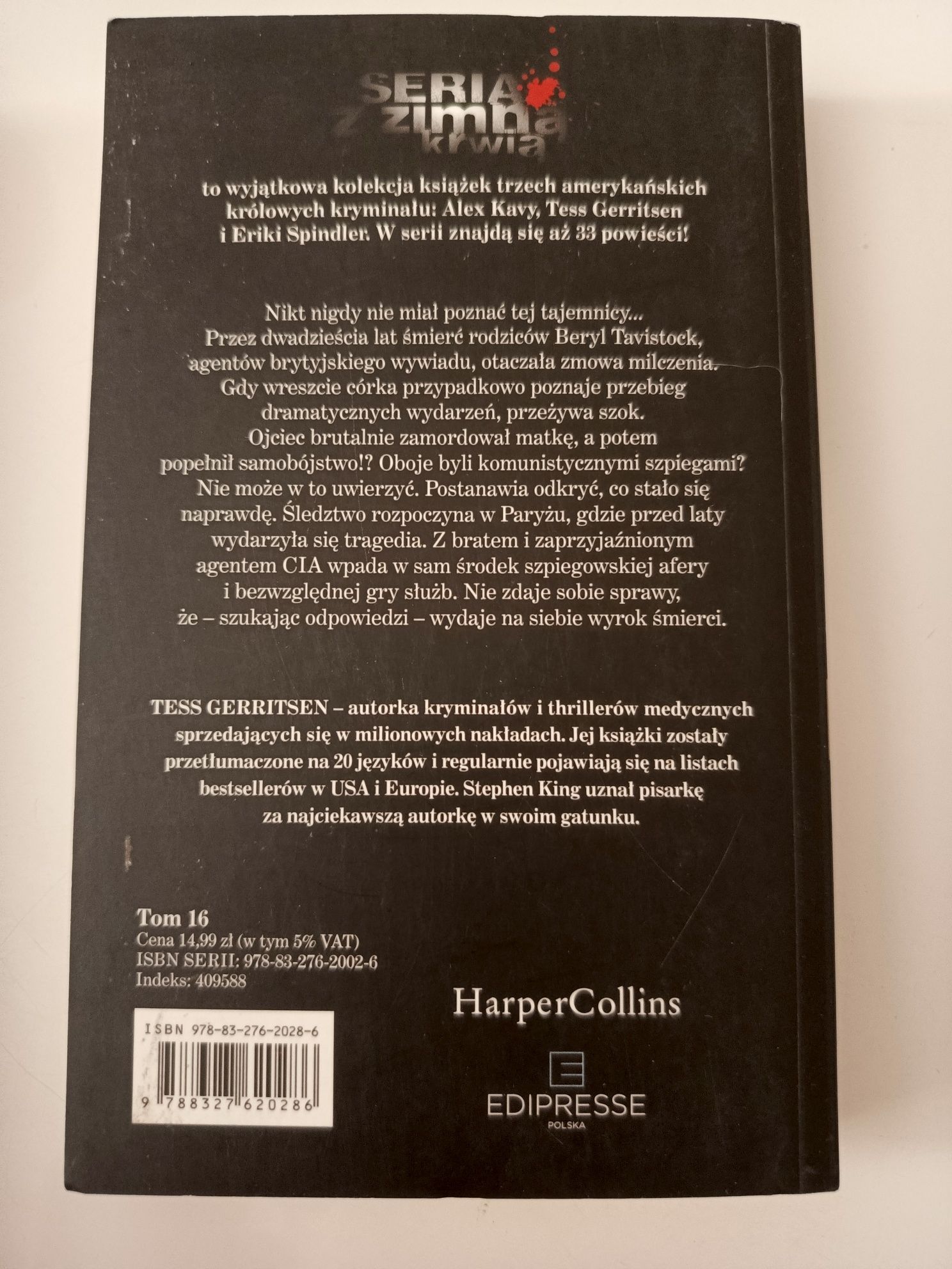 Śladem zbrodni. Tess Gerritsen