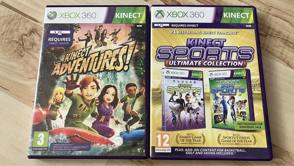 Xbox 360S kinect + dwa pady + gry