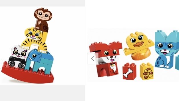 Lego duplo 10858 i 10884 zwierzatka