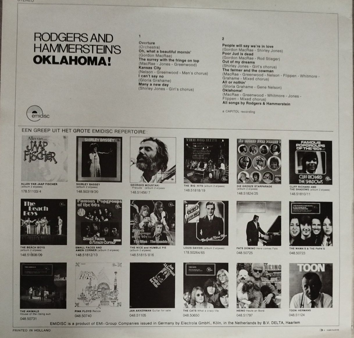 Winyl - Musikal Oklahoma - rodgers & hammerstein's