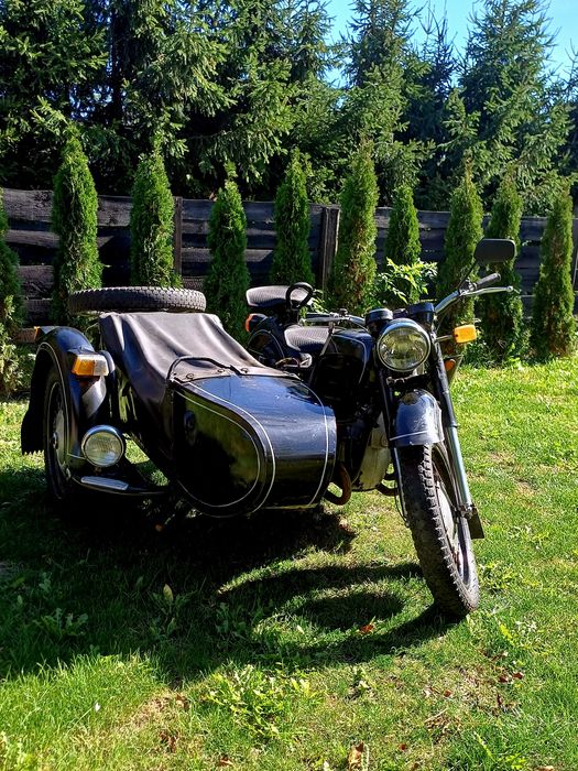 Dniepr zkoszem bocznym zarejestrowany k750 m72 emka Ural iż