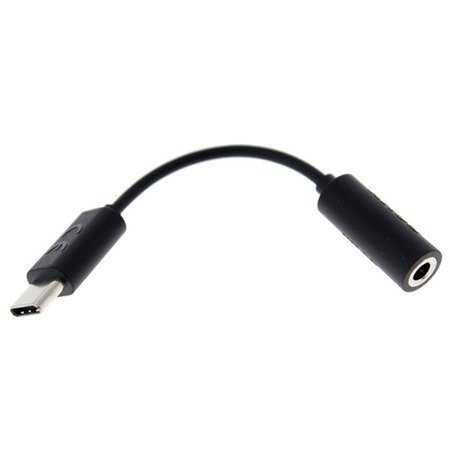 Adapter słuchawkowy z USB-C na 3.5 mm EC260 - czarny
