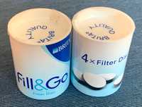 Filtry do butelek / bidonów Brita Fill&Go wersja z rurką 8 sztuk