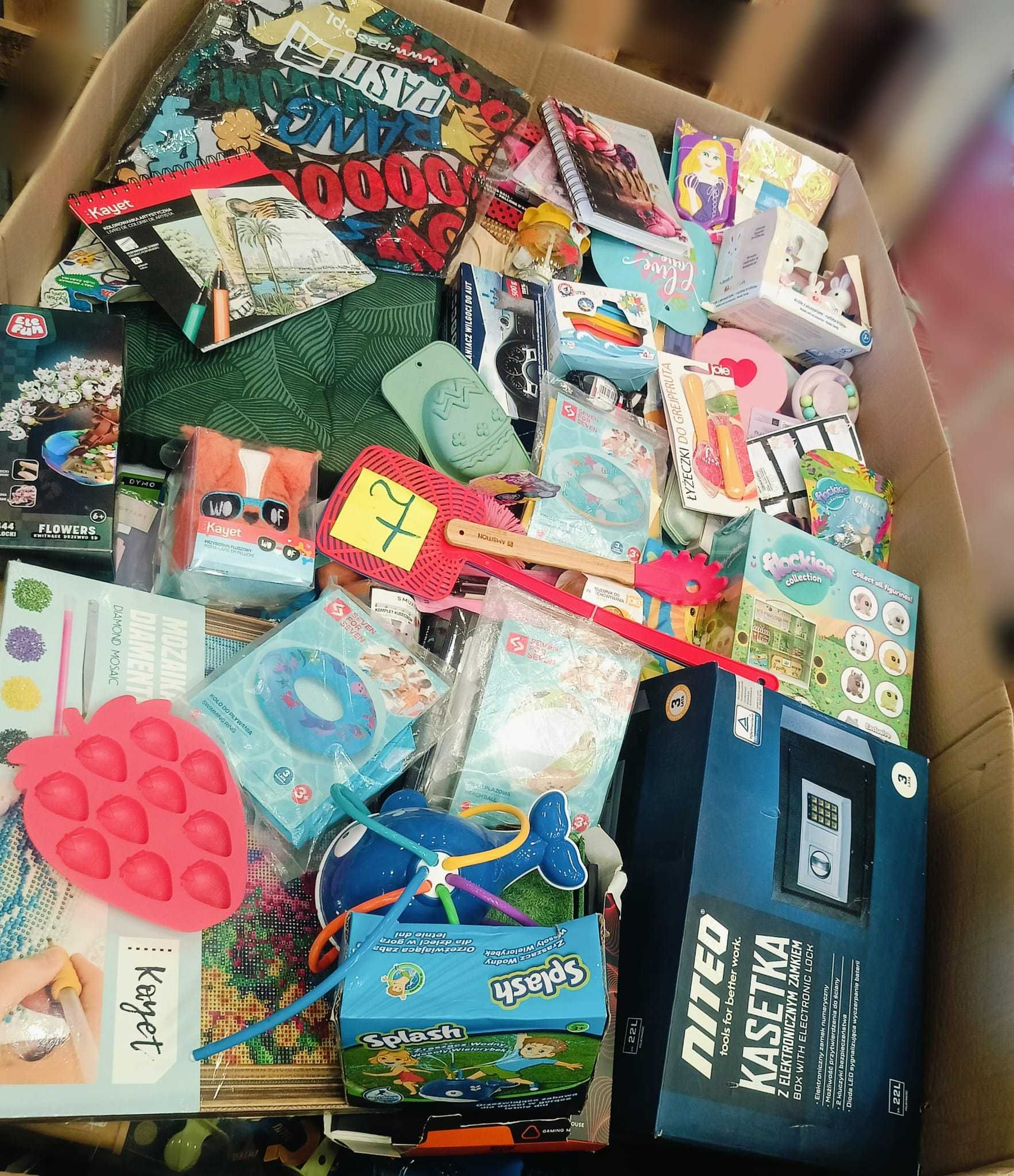 HIT! Duże paletoboxy/palety mix pełne towaru. Idealne do odsprzedaży!