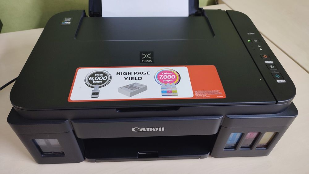 Canon MegaTank G2400 drukarka skan ciss ecotank dolewamy tusz