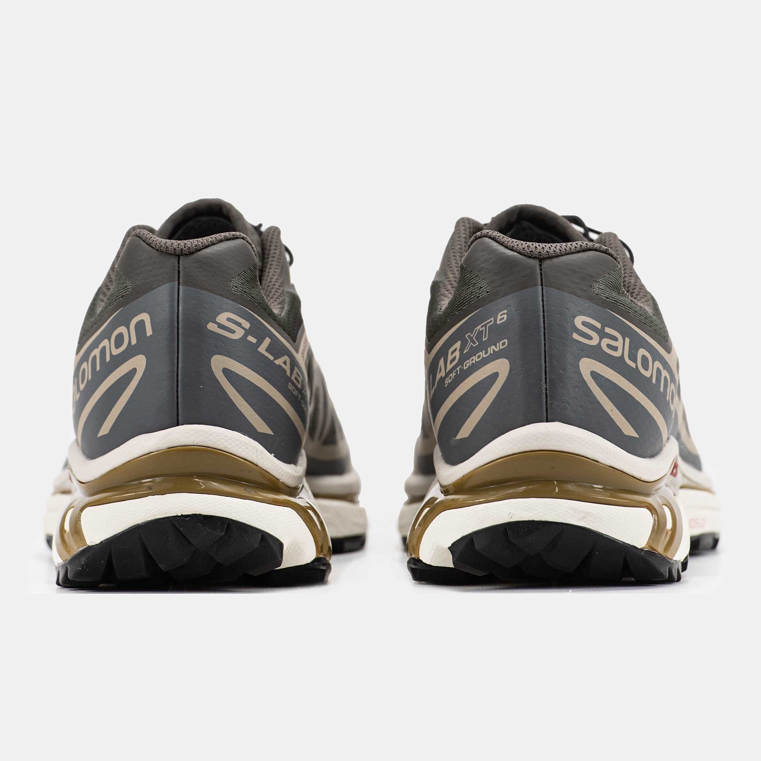 Кроссовки Salomon XT-6 Soft Ground Beluga Dull Gold