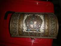 Caixa de latão antiguidade