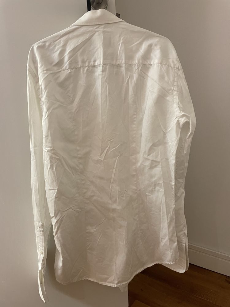 Biała koszula na spinki Bytom 38