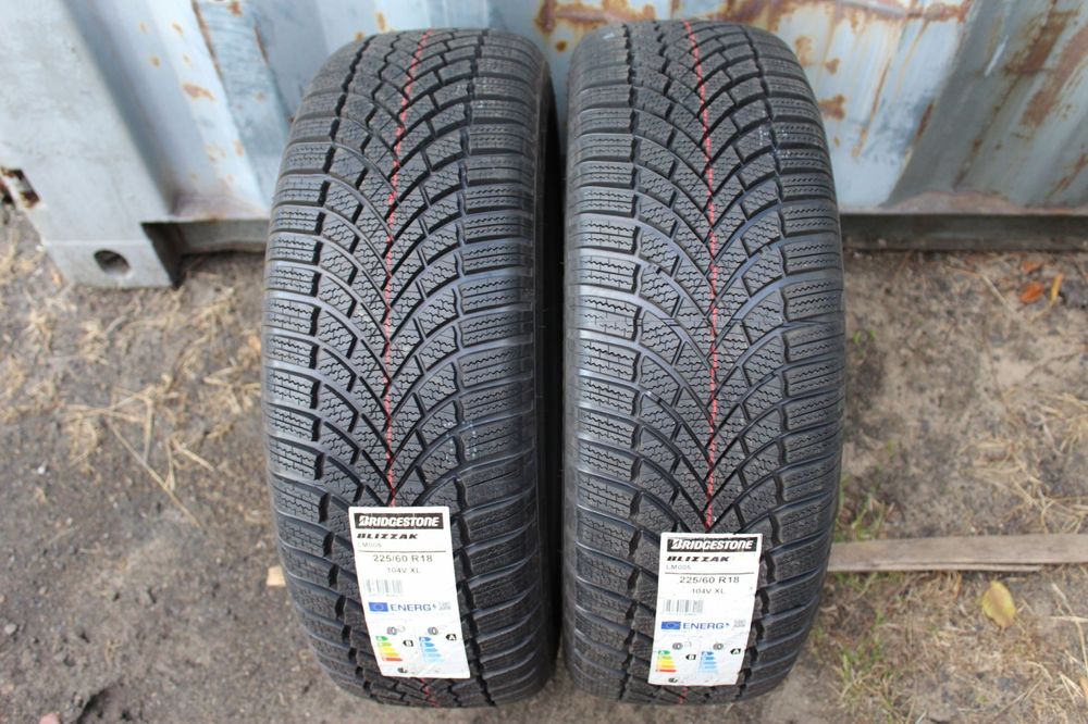 2x 225/60r18 bridgestone blizzak lm005 104v xl 22r