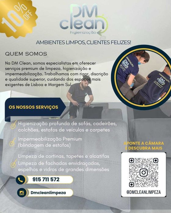 Limpeza e Higienização de Sofás, Colchões e Tapetes – DM Clean