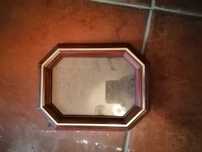 moldura castanha e dourada