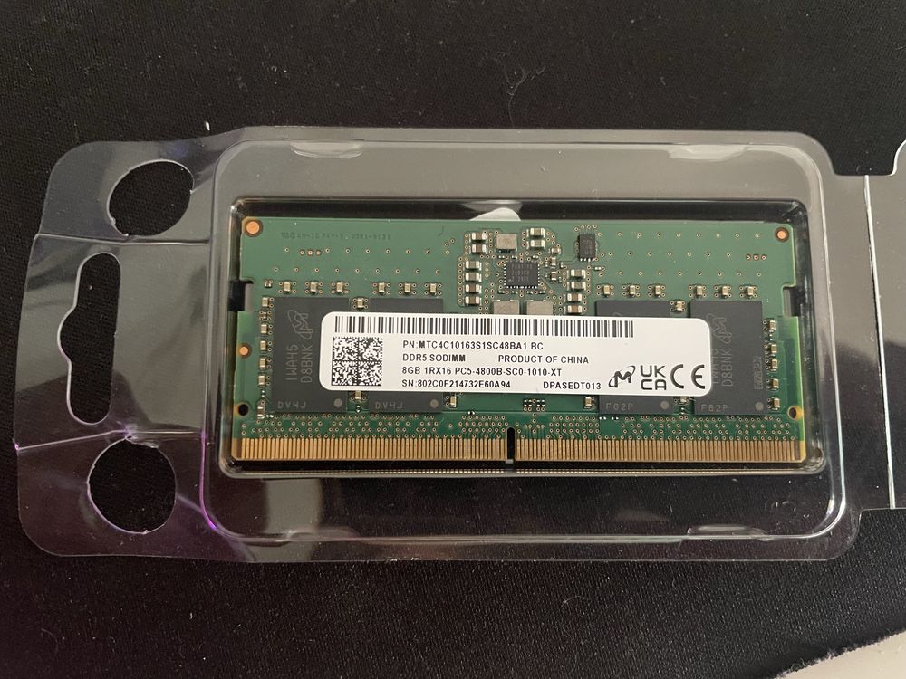 Оперативная Память Micron 8GB DDR5-4800