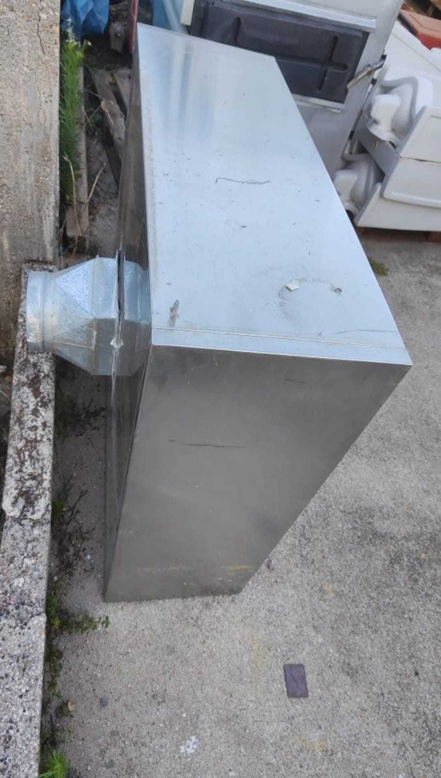 Cúpula de exaustor industrial em inox