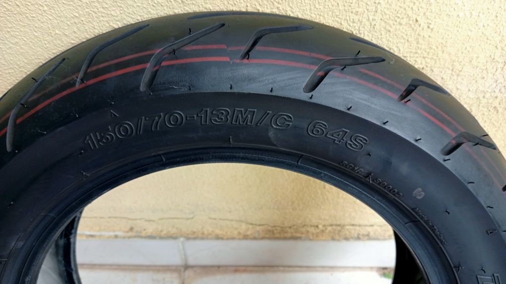 Pneus Bridgestone battlax frente e trás com 300km