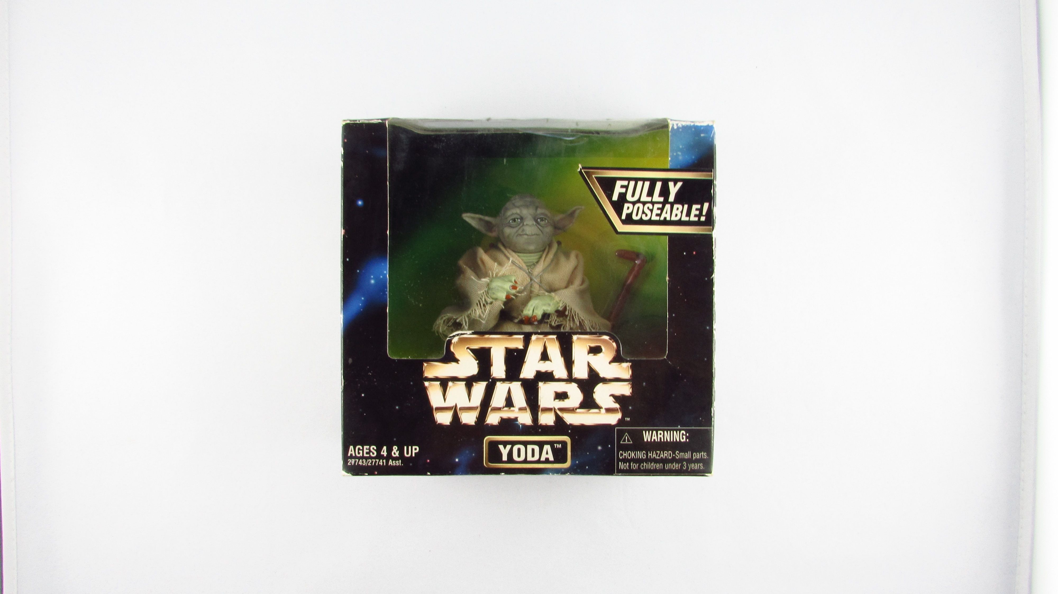 KENNER - Hasbro - Star Wars - Fully Poseable Yoda Figurka 1997 r.