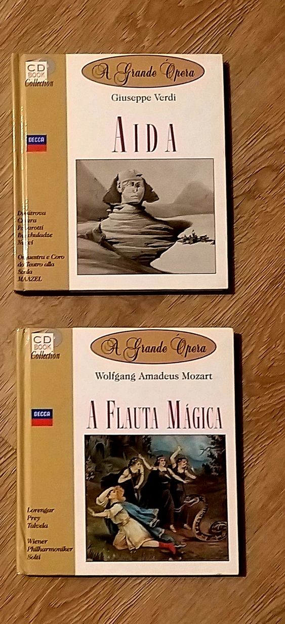 Coleção "A Grande Ópera" - 10 Livros Cds