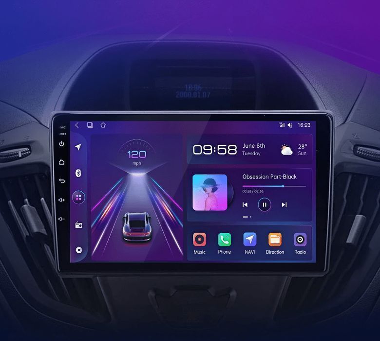Radio Android do Ford Transit Custom 2013 - 2021 z 2GB 32GB