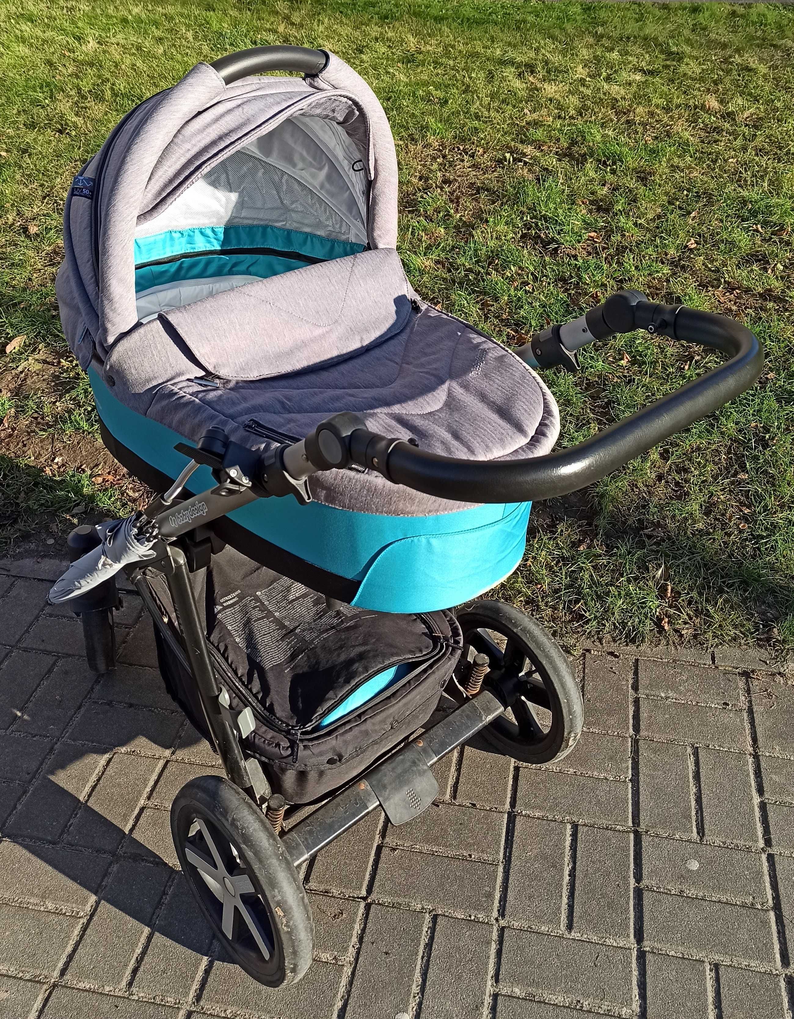 Wózek dziecięcy Baby Design Husky 2w1 - lato/zima + dodatki