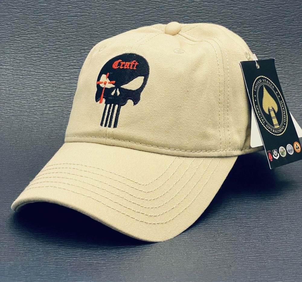 Taktyczna czapka z daszkiem punisher navy seal herb army wojskowa