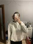 Biala bluza z kapturem H&M r. S