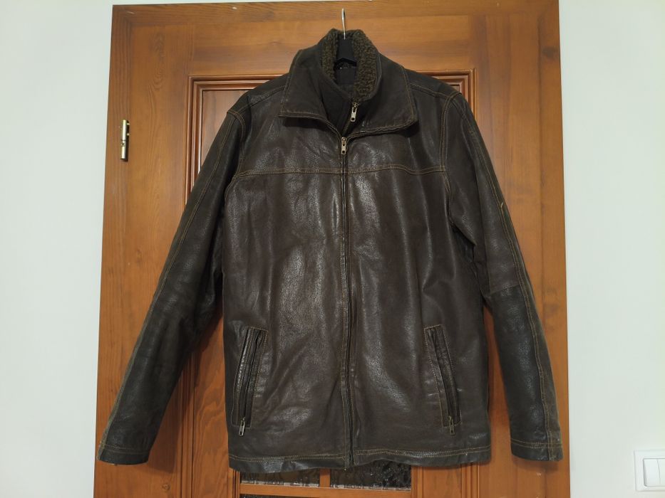 Męska skórzana kurtka Mustang rozm. L