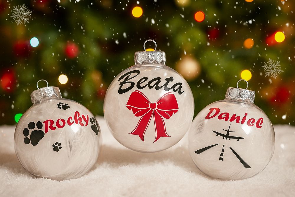 Personalizowana bombka świąteczna z imieniem prezent