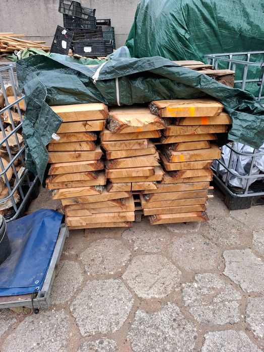 Deski foszty tarcica dąb lipa olcha orzech monolity pod zywice 50 32mm