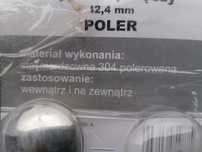 Zaślepka wypukła poręczy poler 42,4 nierdzewna