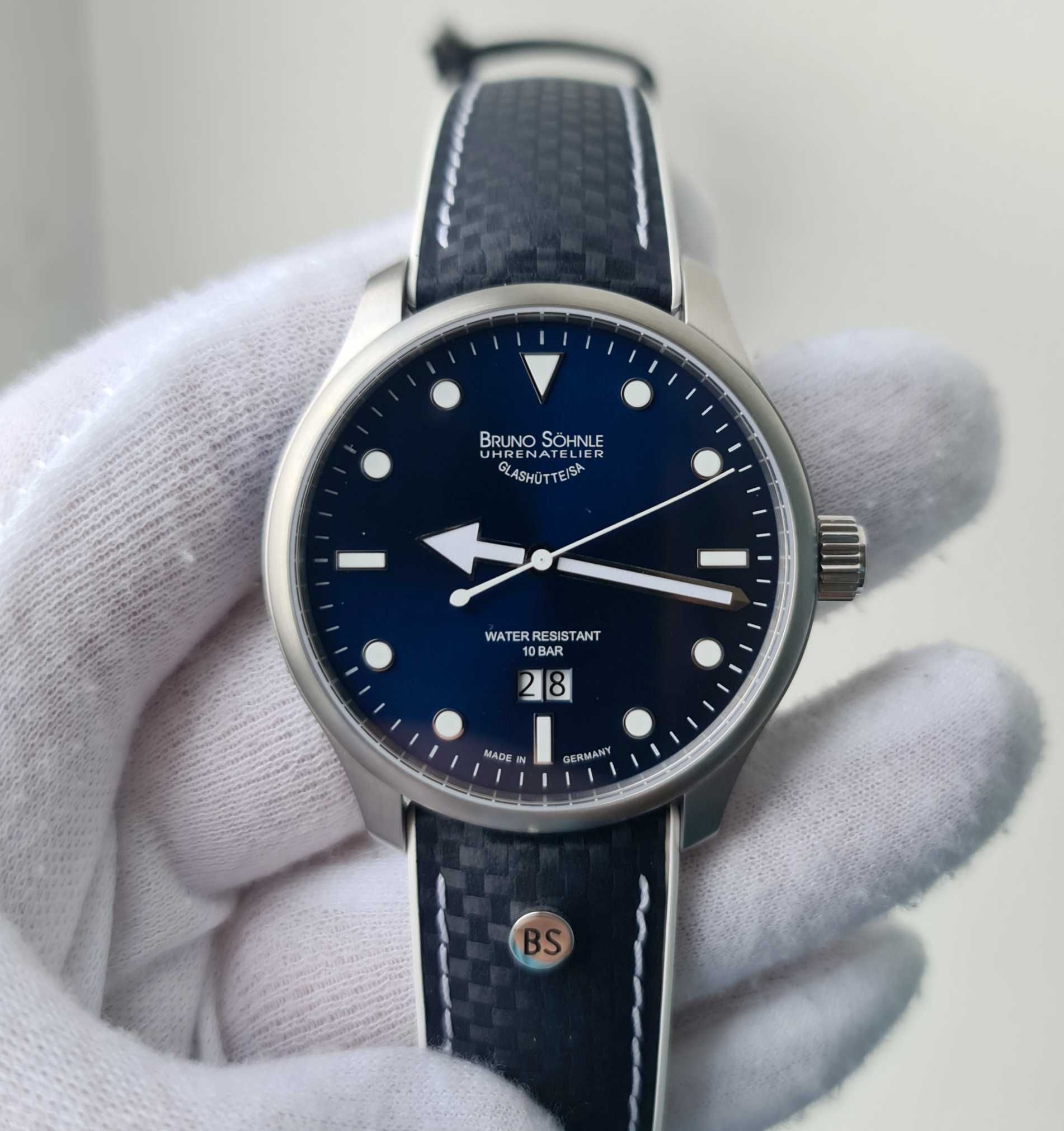 Чоловічий годинник  часы Bruno Sohnle Triest Sport Blue Germany новий
