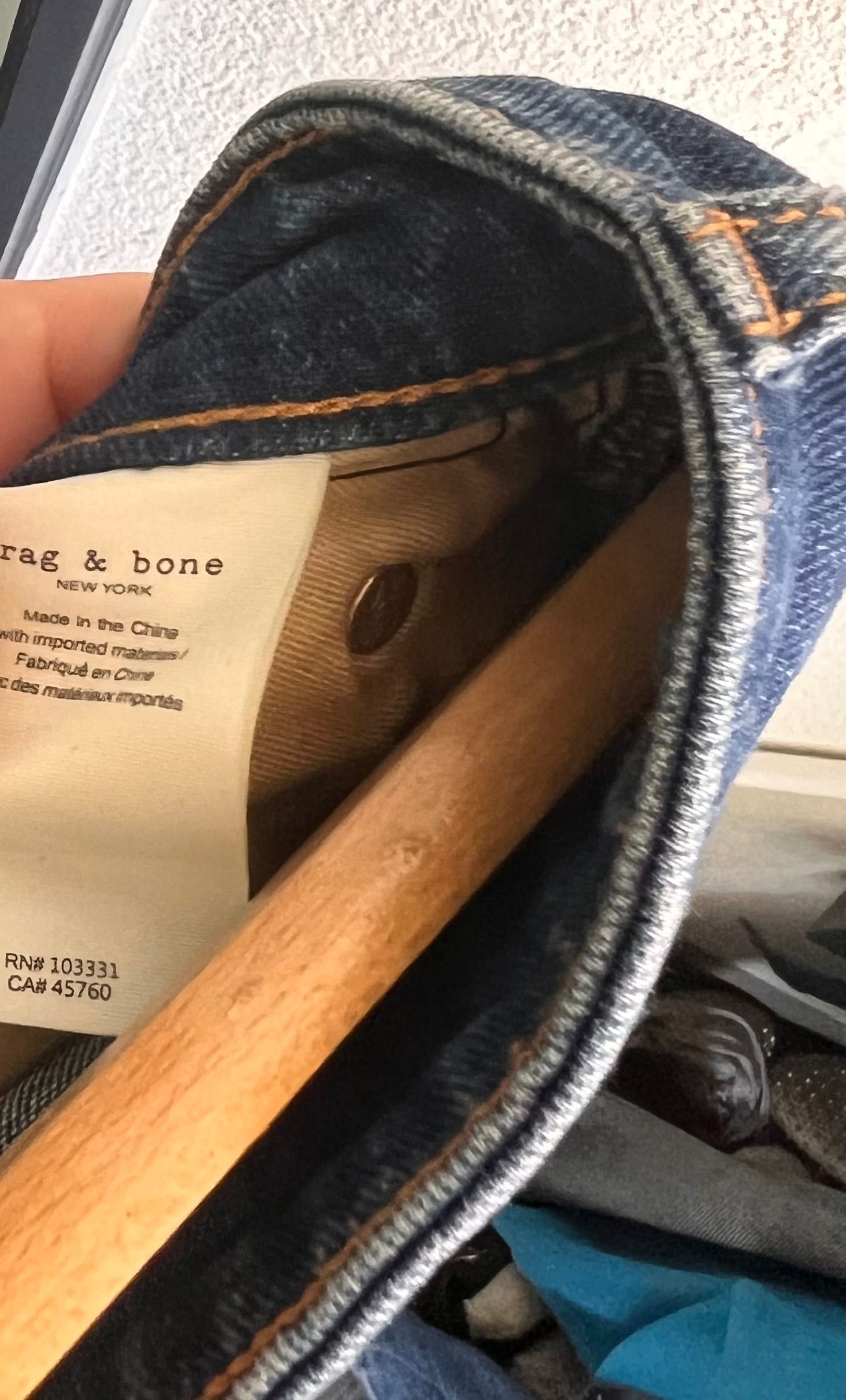 Spodnie jeansy damskie rag&bone 26
