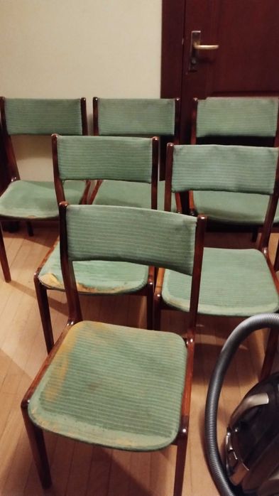 komplet 6 krzeseł hałas PRL cena za komplet