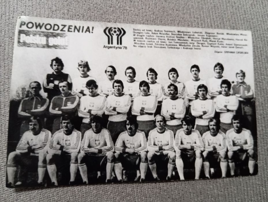 Oryginalne zdjęcie reprezentacji Polski w Argentynie 78