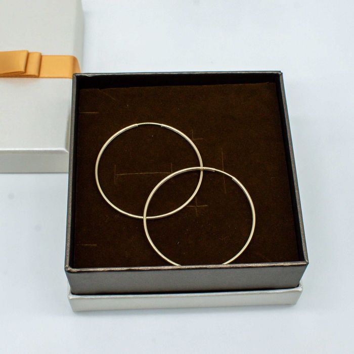 Złote kolczyki 585 KOŁA 1,91gram 5cm Nowe Okazja WYSYŁKA GRATIS