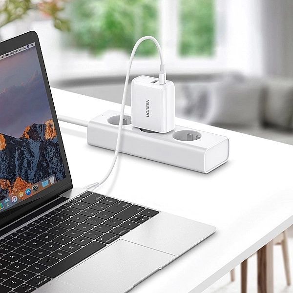 Ugreen szybka ładowarka sieciowa Usb Typ C / Usb 36 W Quick Charge 4.0