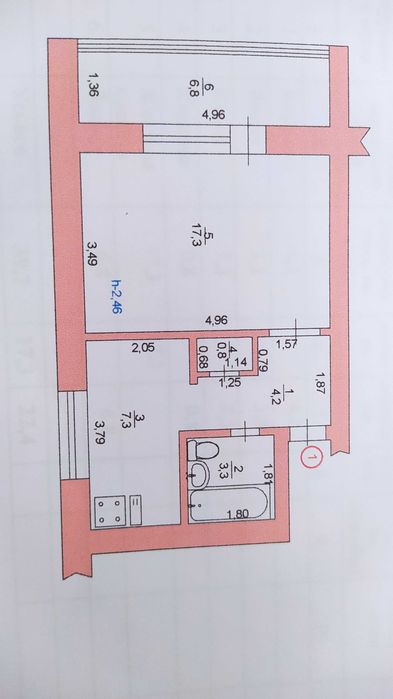 1 кім.квартира смтПопільня